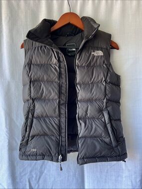 The North Face Black 700 Insulated Down Vest